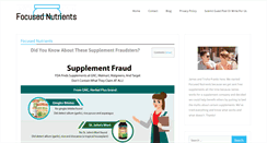 Desktop Screenshot of focusednutrients.com